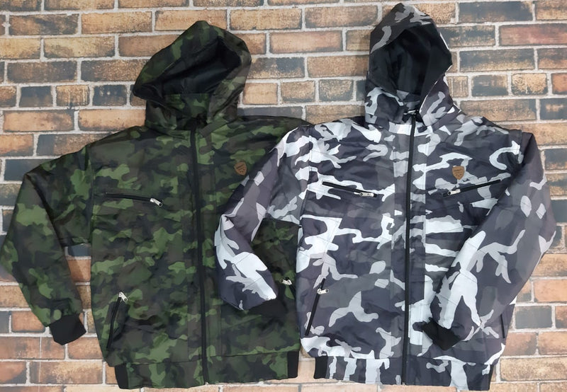 Chaqueta impermeable Camuflada