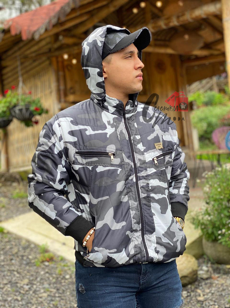 Chaqueta impermeable Camuflada