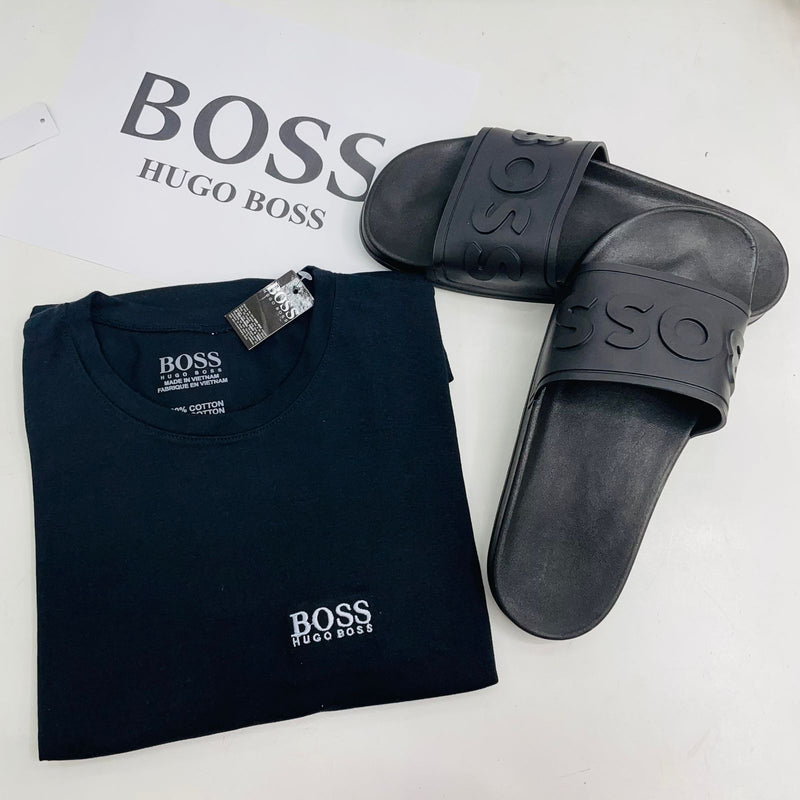 COMBO CAMISA HUGO BOSS + SANDALIAS