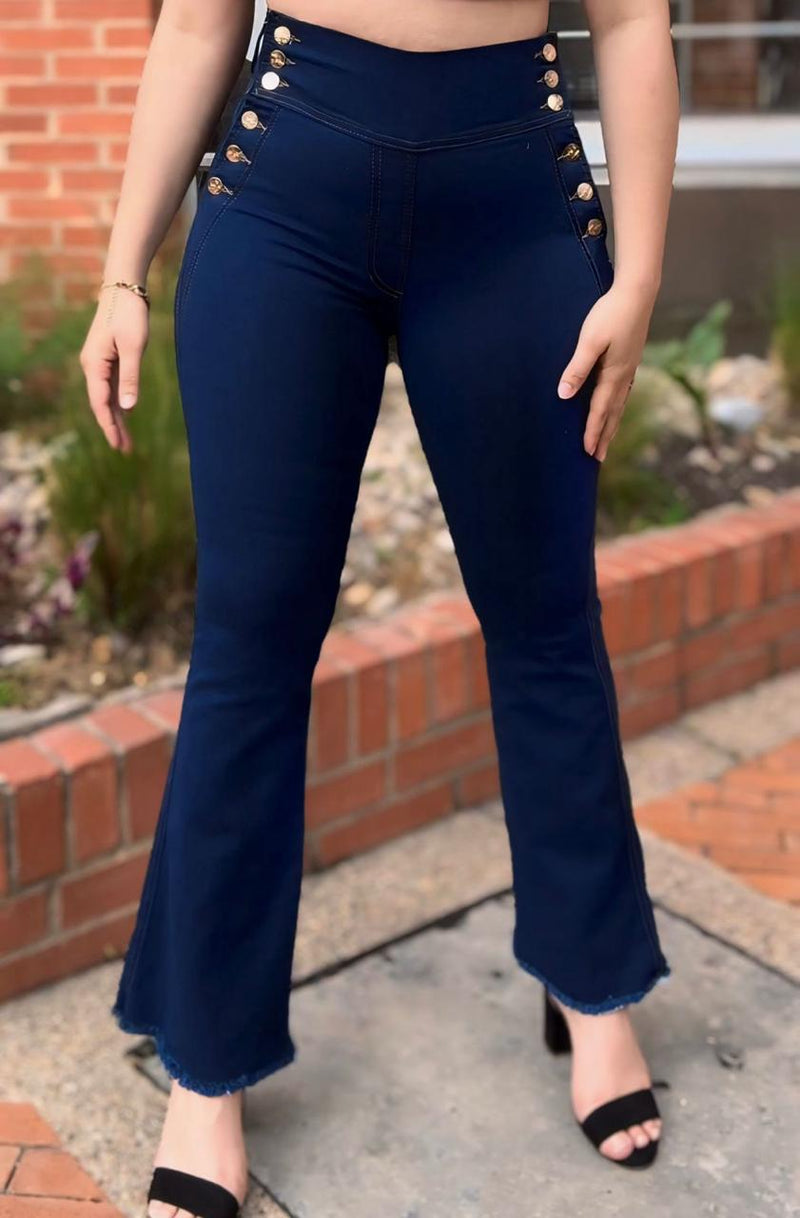 Jeans mujer  Bota ancha  Horma perfecta