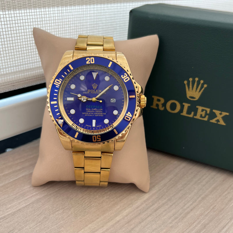 RELOJ ROLEX CABALLERO + ESTUCHE DE LUJO