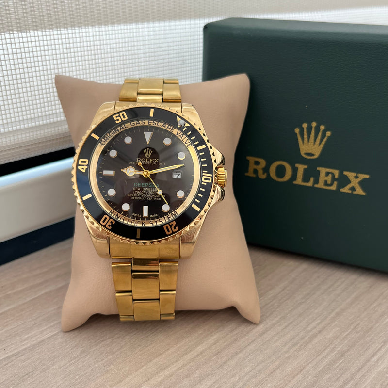 RELOJ ROLEX CABALLERO + ESTUCHE DE LUJO