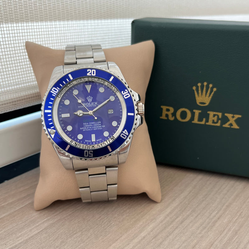 RELOJ ROLEX CABALLERO + ESTUCHE DE LUJO